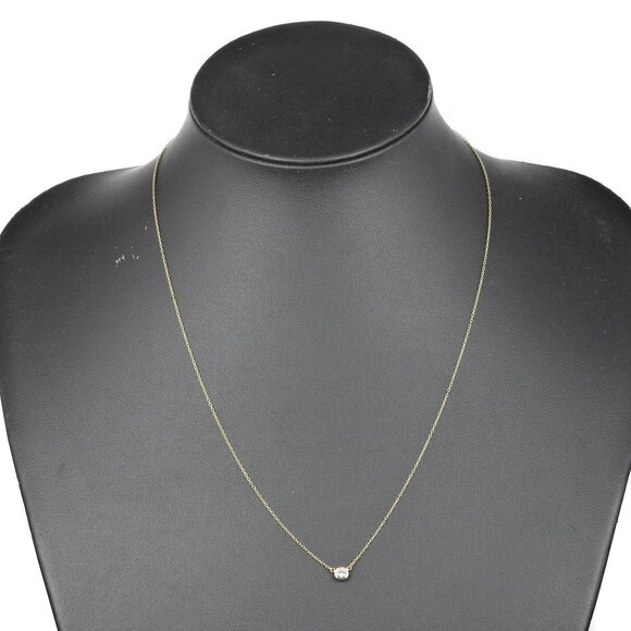 TIFFANY Gold Diamond 2C Necklace - Picture 2 of 9